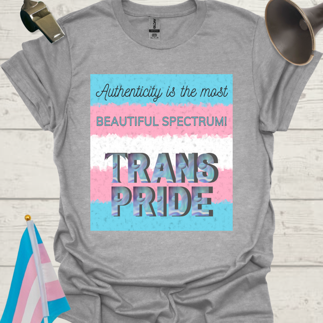 Unisex T-Shirt Authenticity Trans Pride Flag