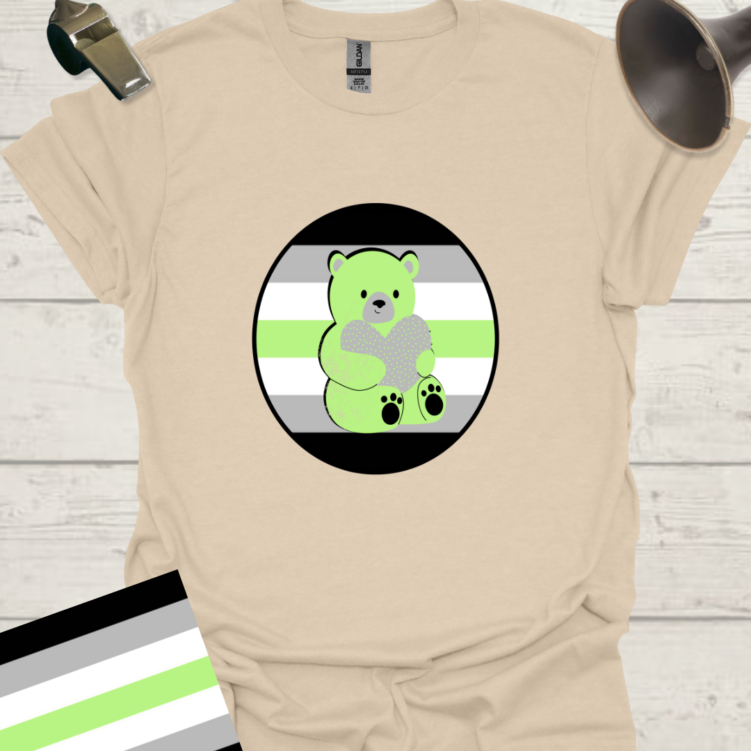 Sphere Bear Agender Pride T-Shirt