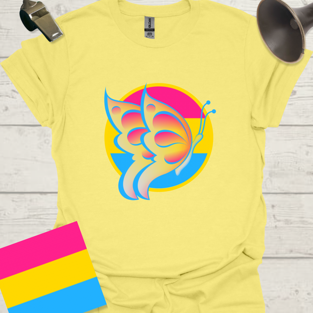 Pansexual Sphere Butterfly T-Shirt