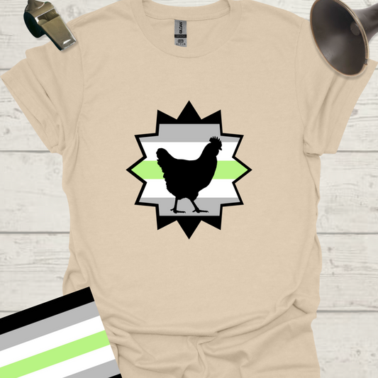 Star Chicken Agender Pride T-Shirt