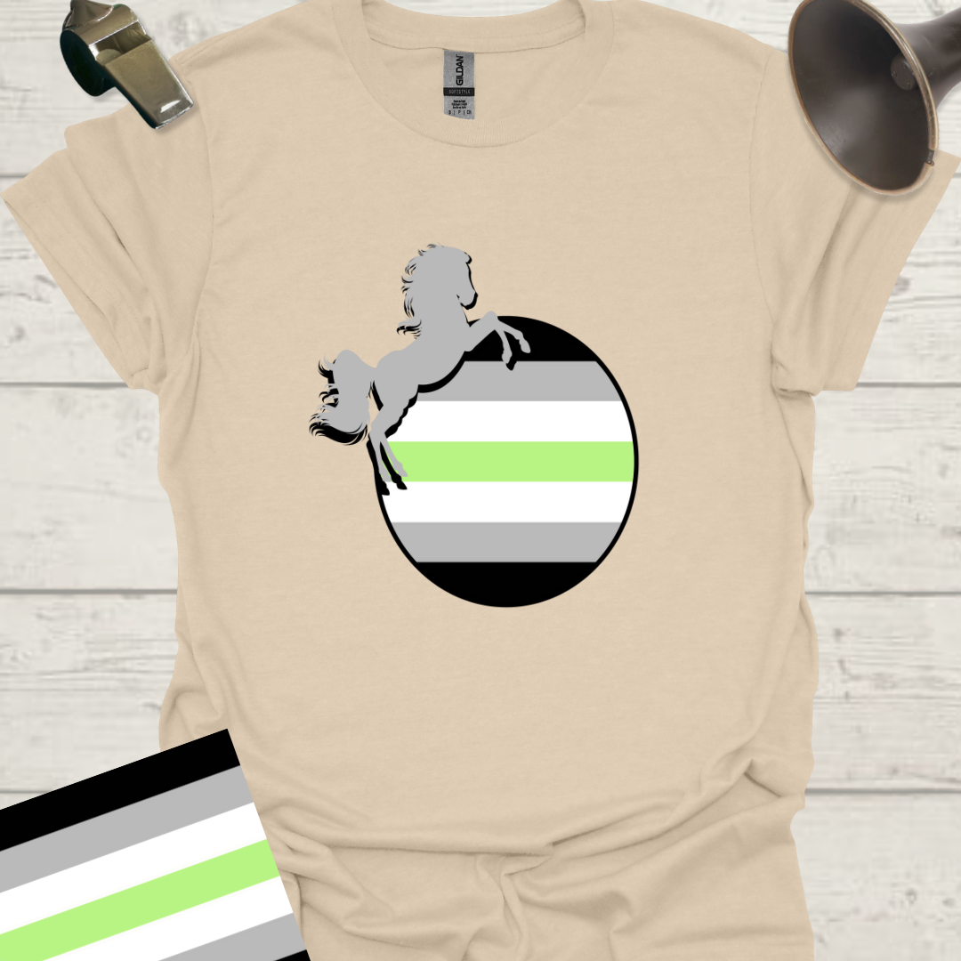 Sphere Horse Agender Pride T-Shirt