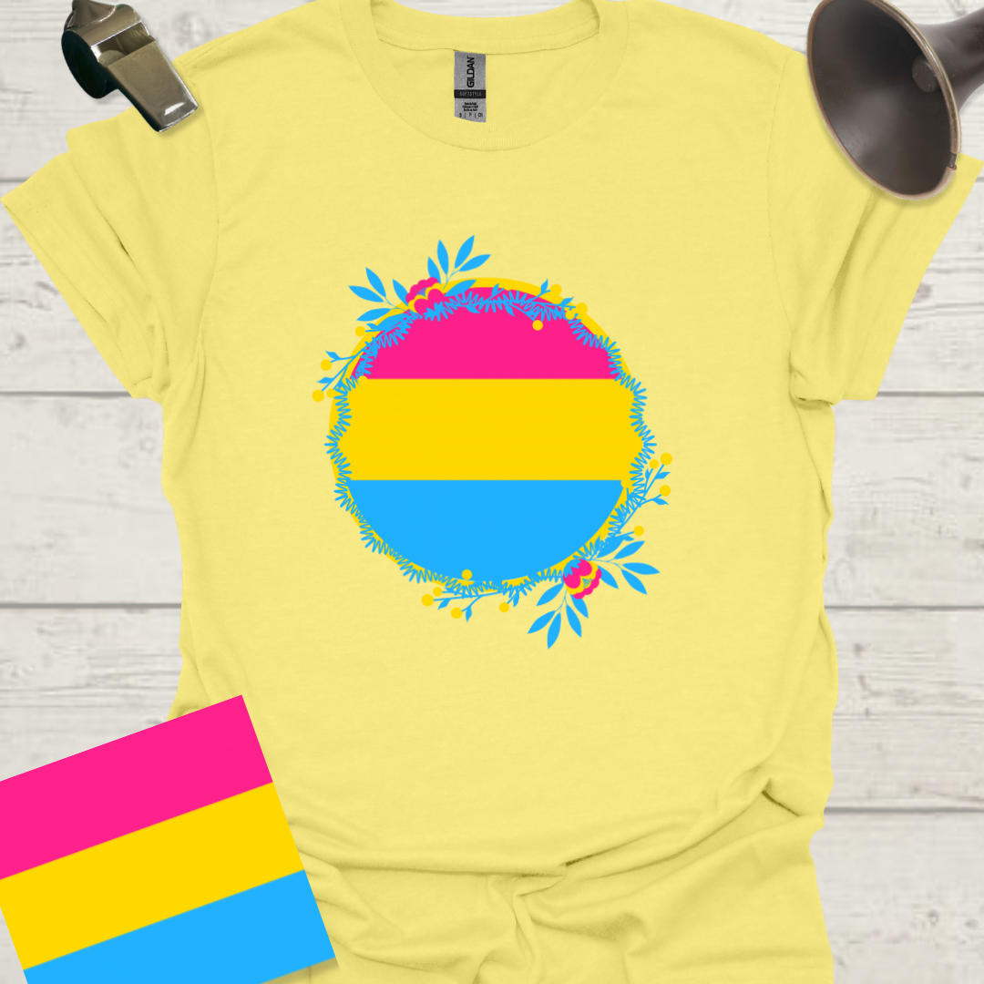 Pansexual Sphere Flowers T-Shirt
