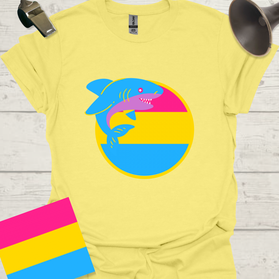 Pansexual Sphere Shark T-Shirt