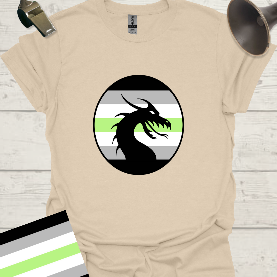 Sphere Dragon Agender Pride T-Shirt