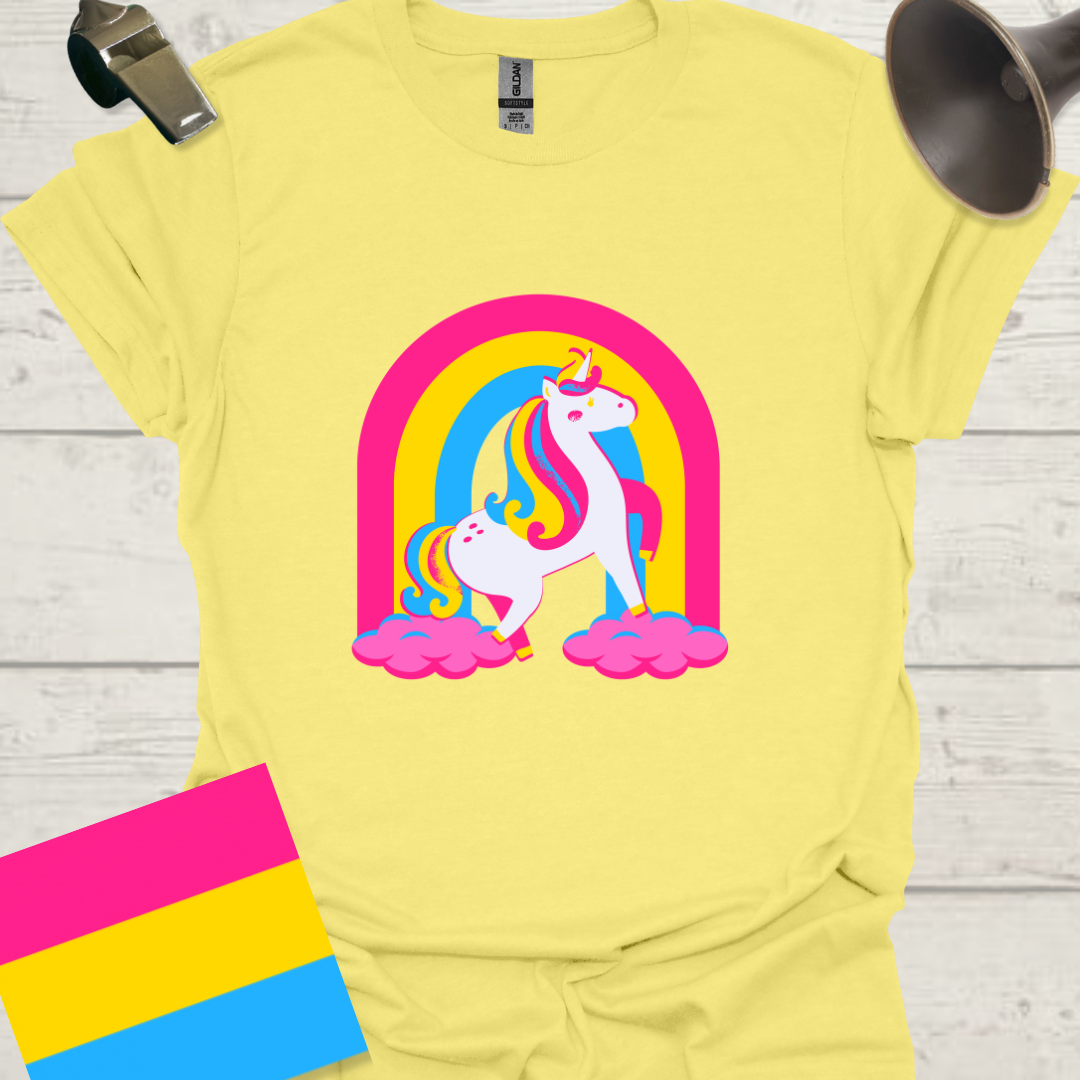 Pansexual Rainbow Unicorn T-Shirt