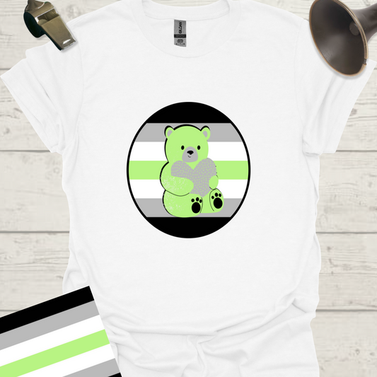 Sphere Bear Agender Pride T-Shirt