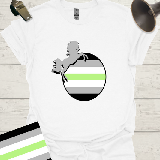 Sphere Horse Agender Pride T-Shirt