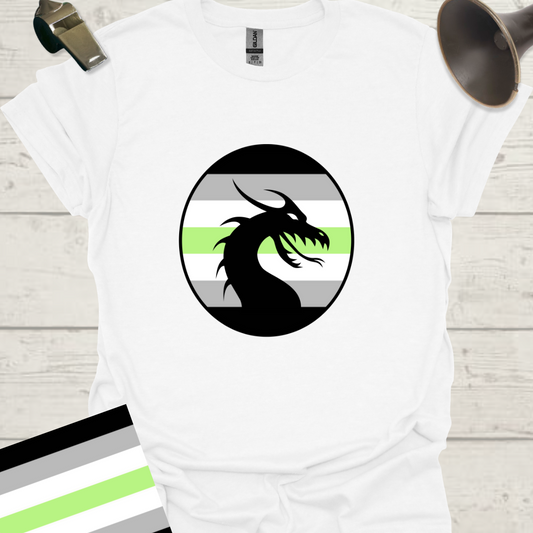 Sphere Dragon Agender Pride T-Shirt
