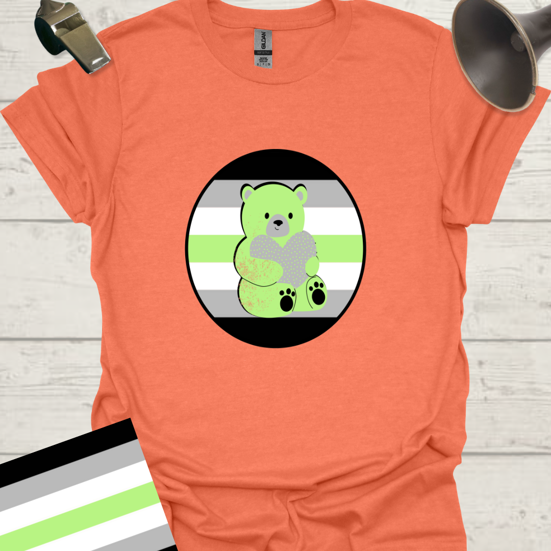 Sphere Bear Agender Pride T-Shirt