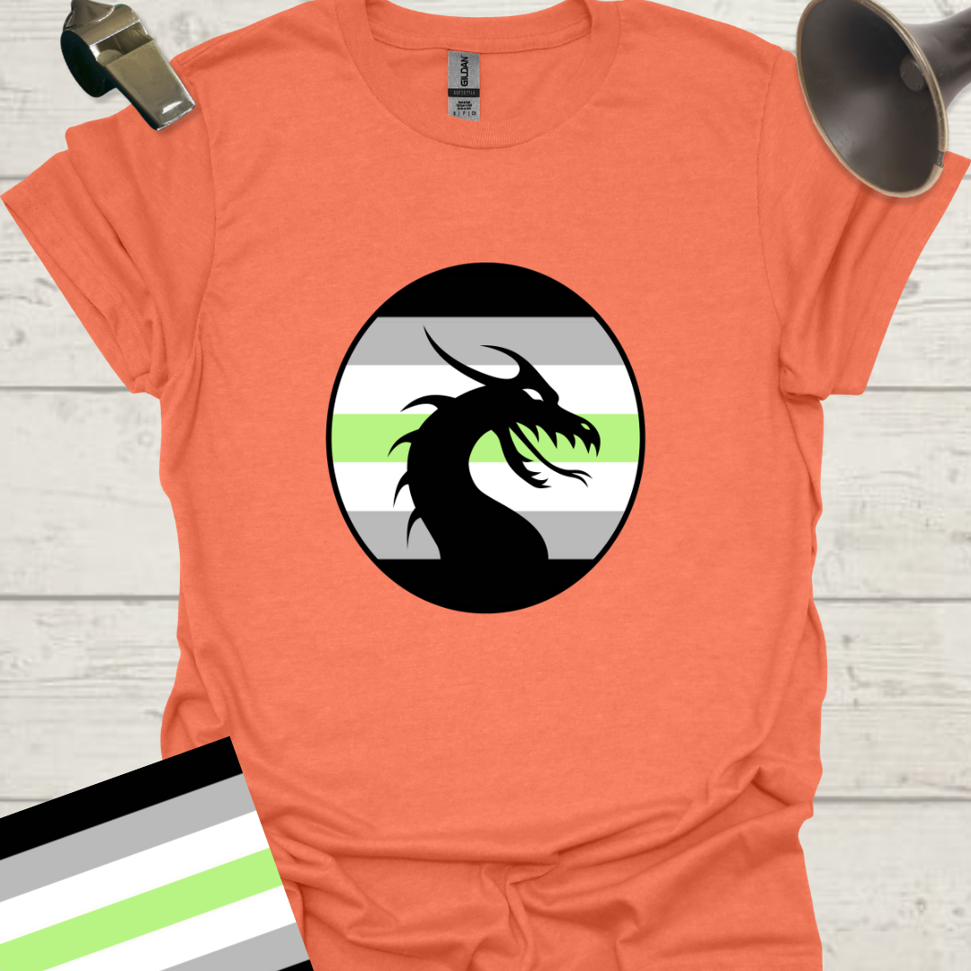 Sphere Dragon Agender Pride T-Shirt