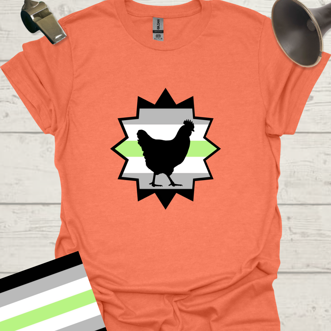Star Chicken Agender Pride T-Shirt