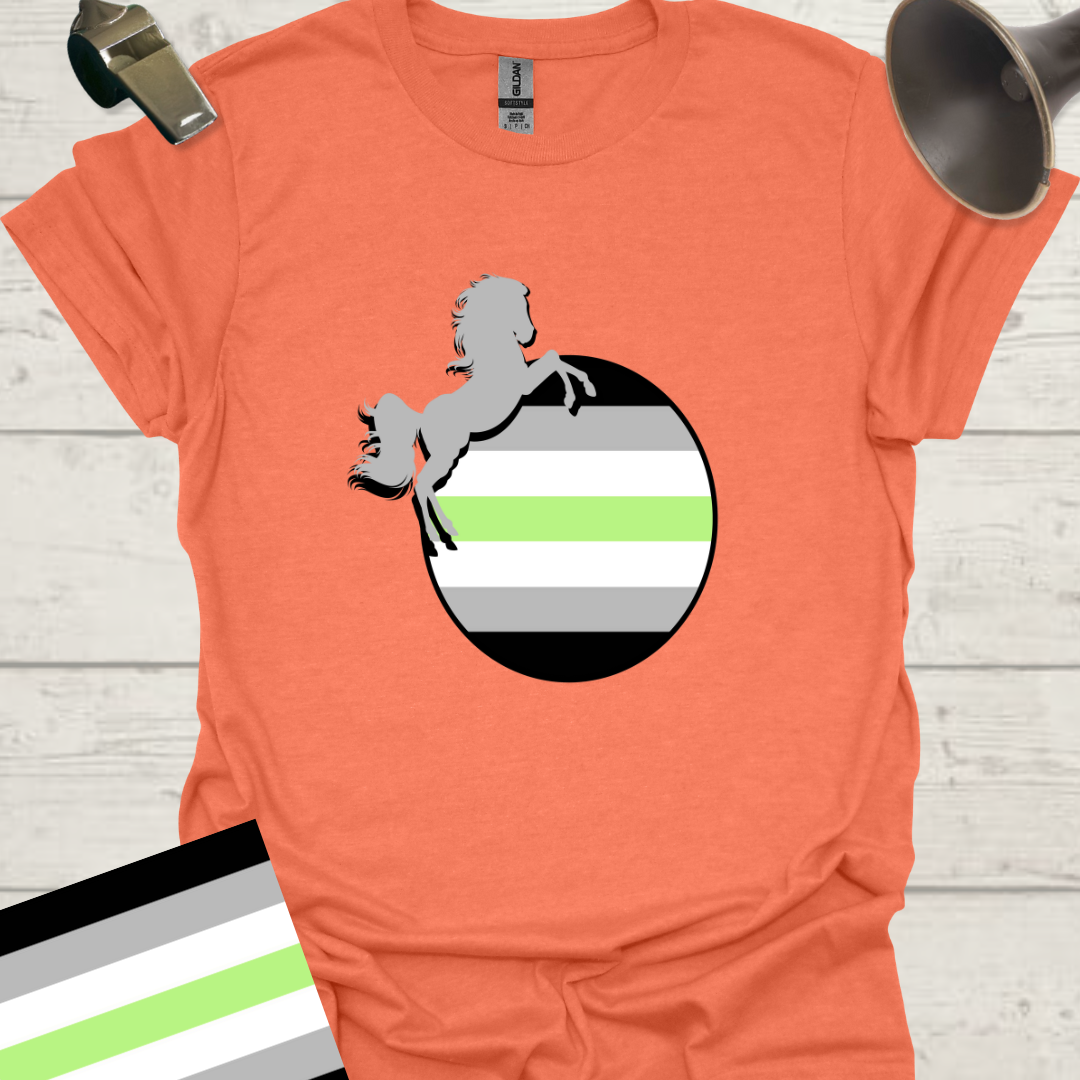 Sphere Horse Agender Pride T-Shirt