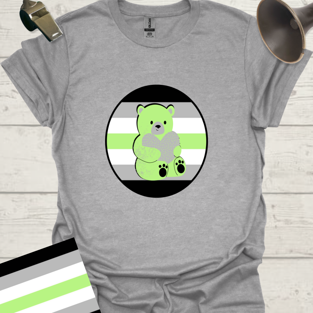 Sphere Bear Agender Pride T-Shirt