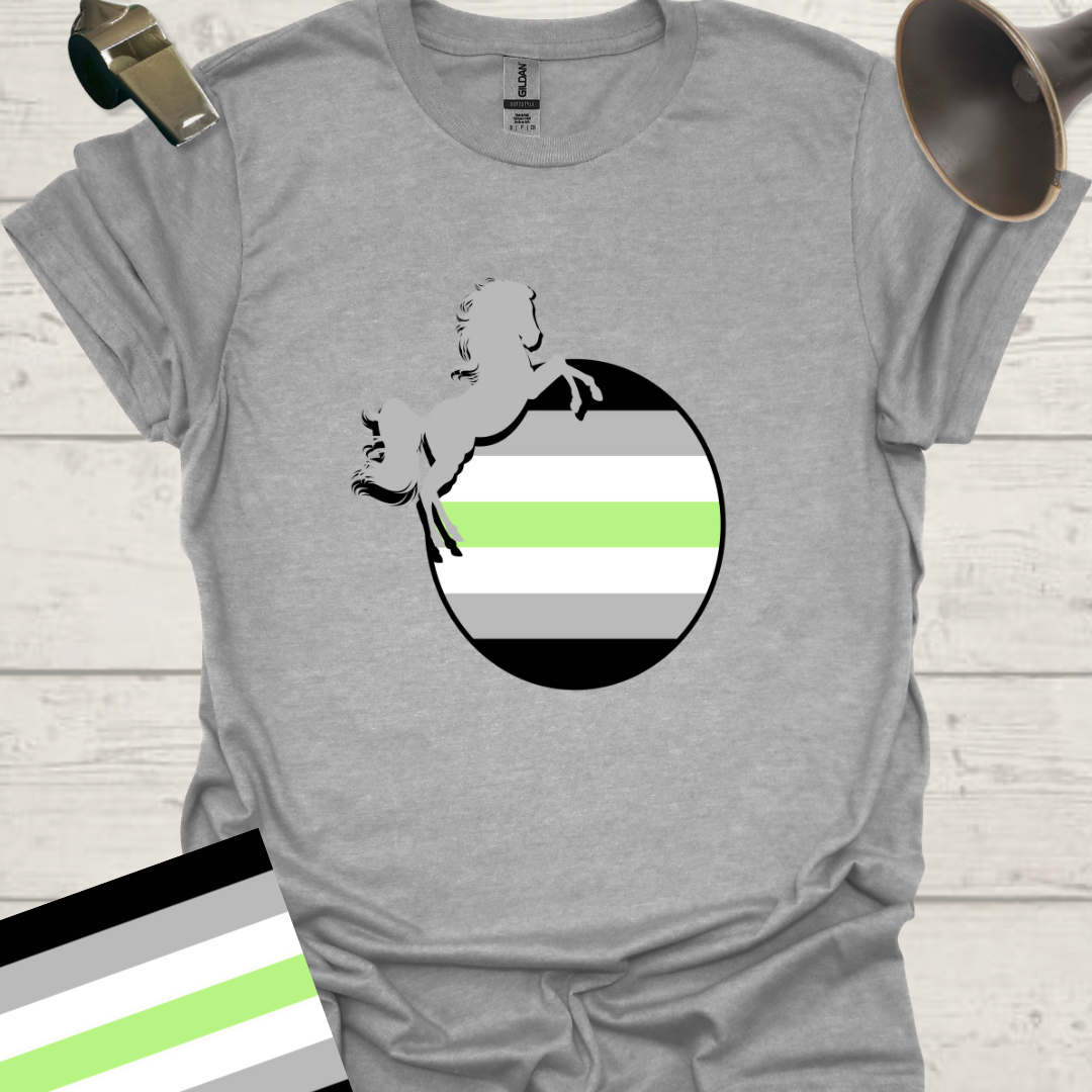 Sphere Horse Agender Pride T-Shirt