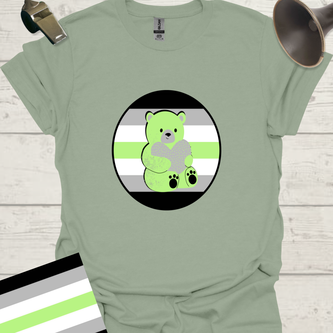 Sphere Bear Agender Pride T-Shirt