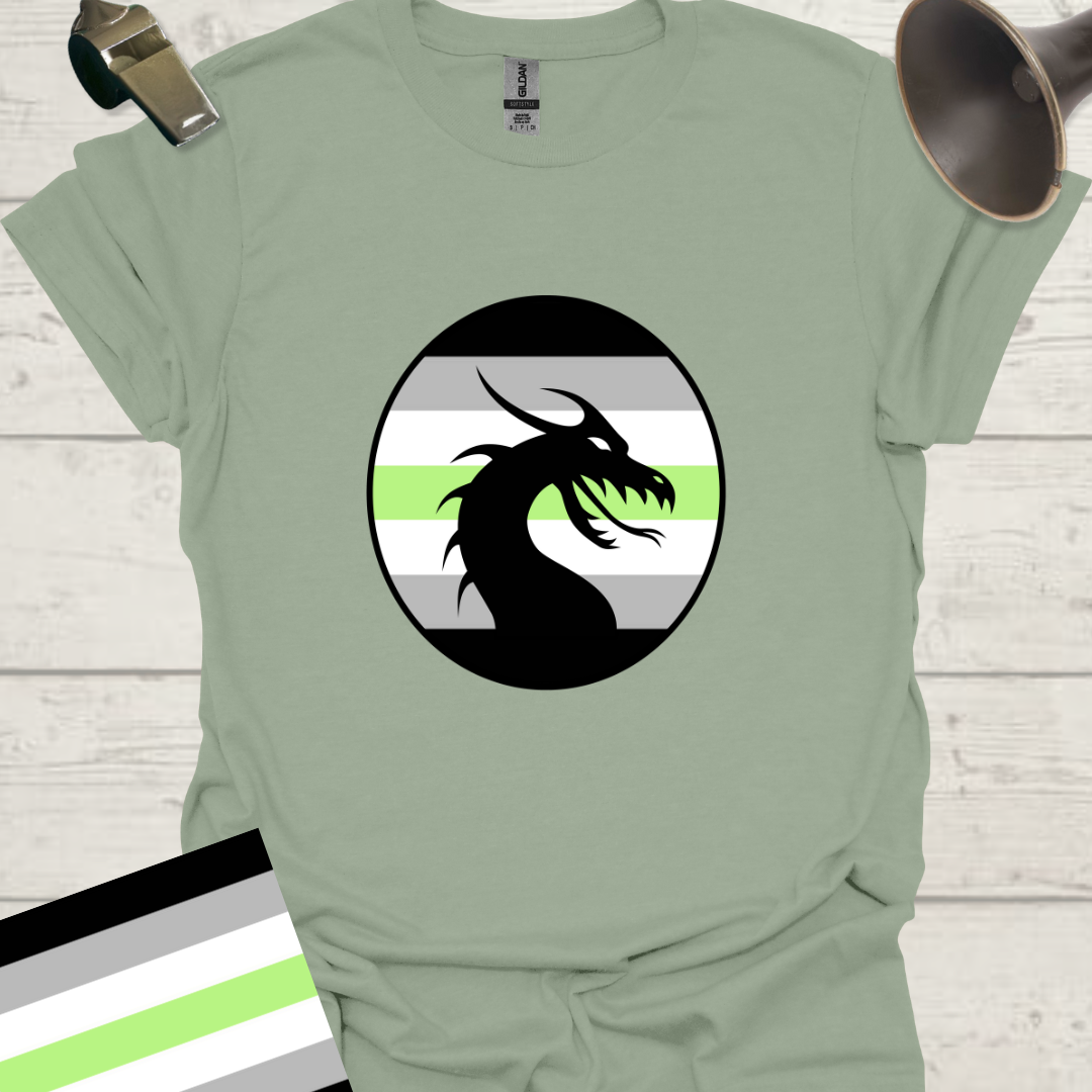 Sphere Dragon Agender Pride T-Shirt