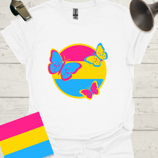 Pansexual Sphere Butterflies T-Shirt