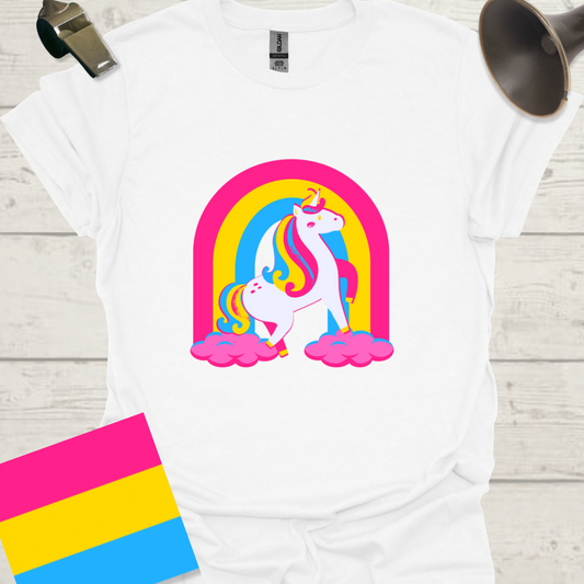 Pansexual Rainbow Unicorn T-Shirt