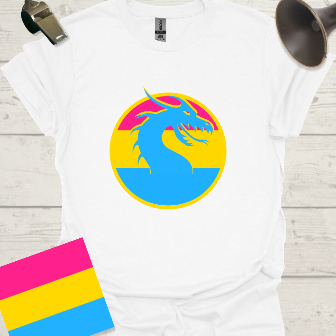 Pansexual Sphere Blue Dragon T-Shirt