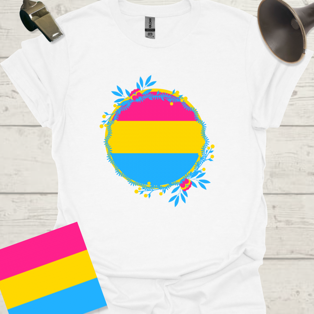 Pansexual Sphere Flowers T-Shirt