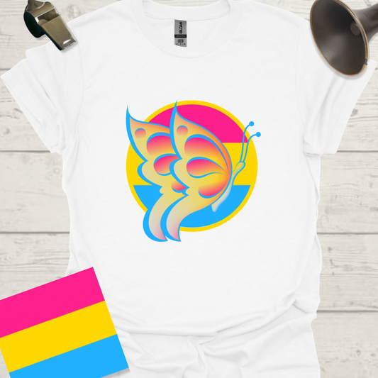 Pansexual Sphere Butterfly T-Shirt