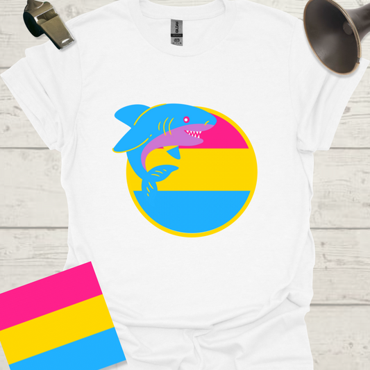 Pansexual Sphere Shark T-Shirt
