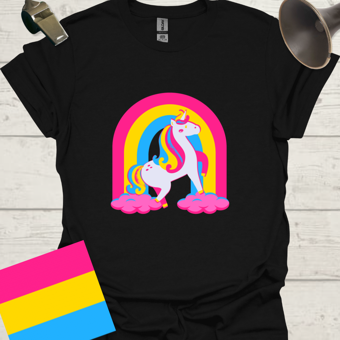 Pansexual Rainbow Unicorn T-Shirt