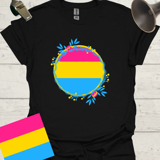 Pansexual Sphere Flowers T-Shirt
