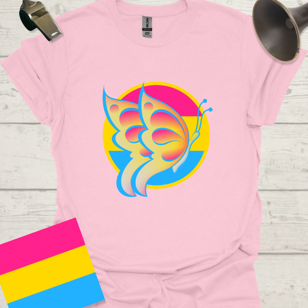 Pansexual Sphere Butterfly T-Shirt