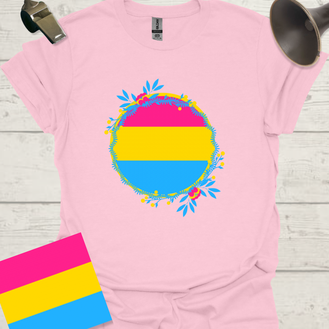 Pansexual Sphere Flowers T-Shirt