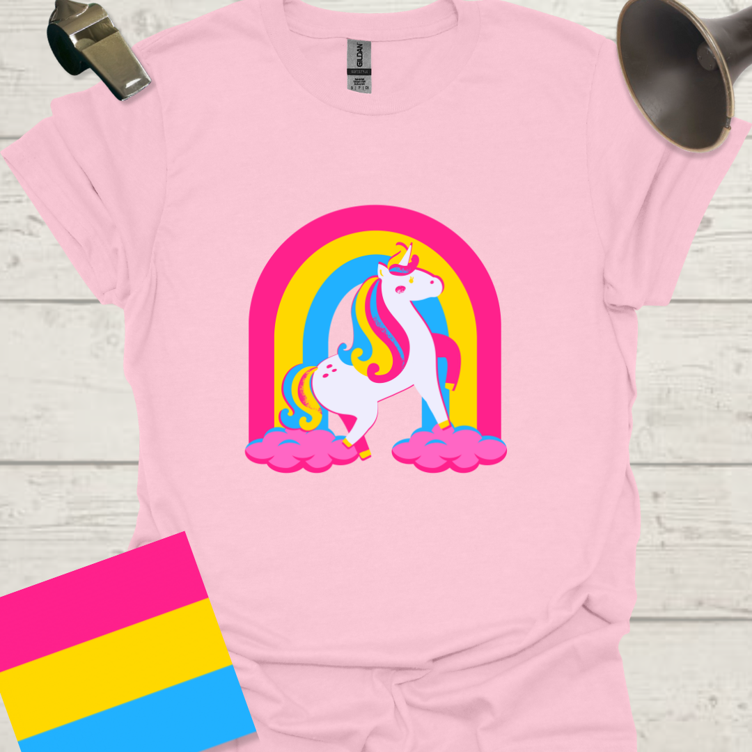 Pansexual Rainbow Unicorn T-Shirt