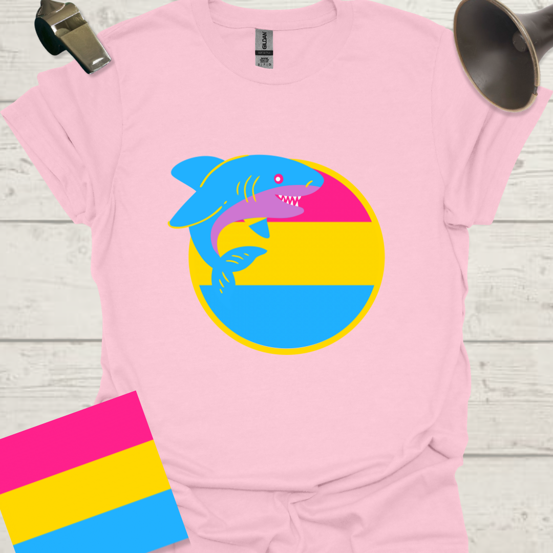 Pansexual Sphere Shark T-Shirt
