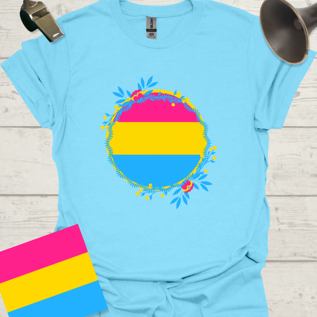 Pansexual Sphere Flowers T-Shirt