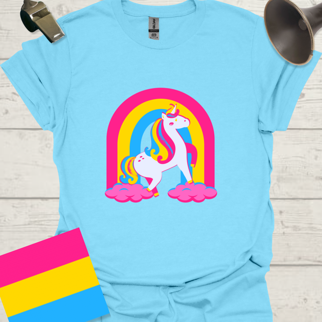 Pansexual Rainbow Unicorn T-Shirt