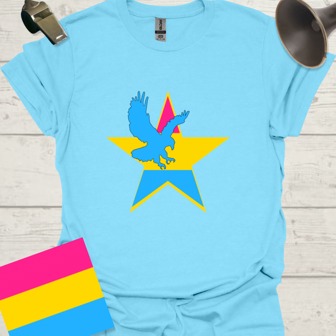 Pansexual Star Eagle T-Shirt
