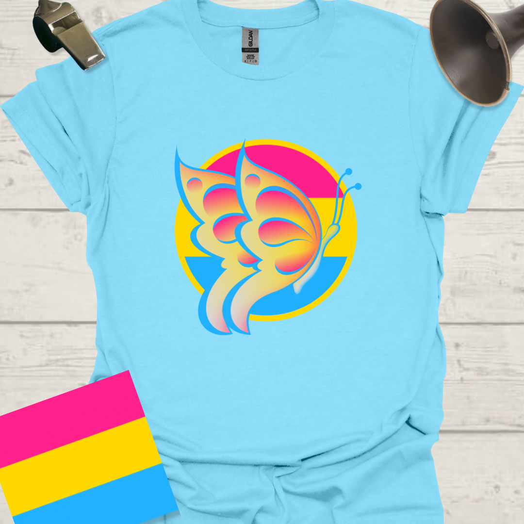 Pansexual Sphere Butterfly T-Shirt