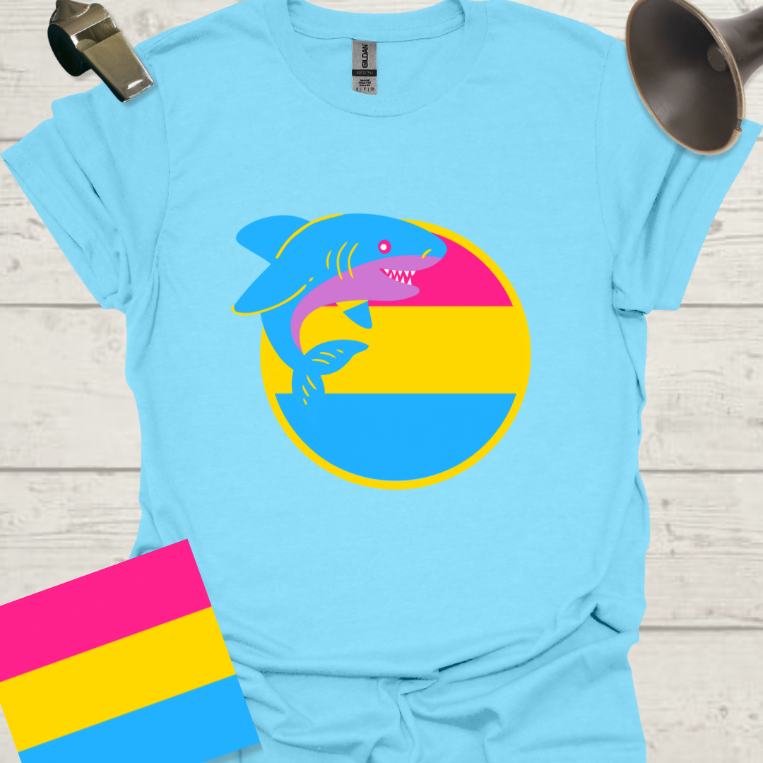 Pansexual Sphere Shark T-Shirt