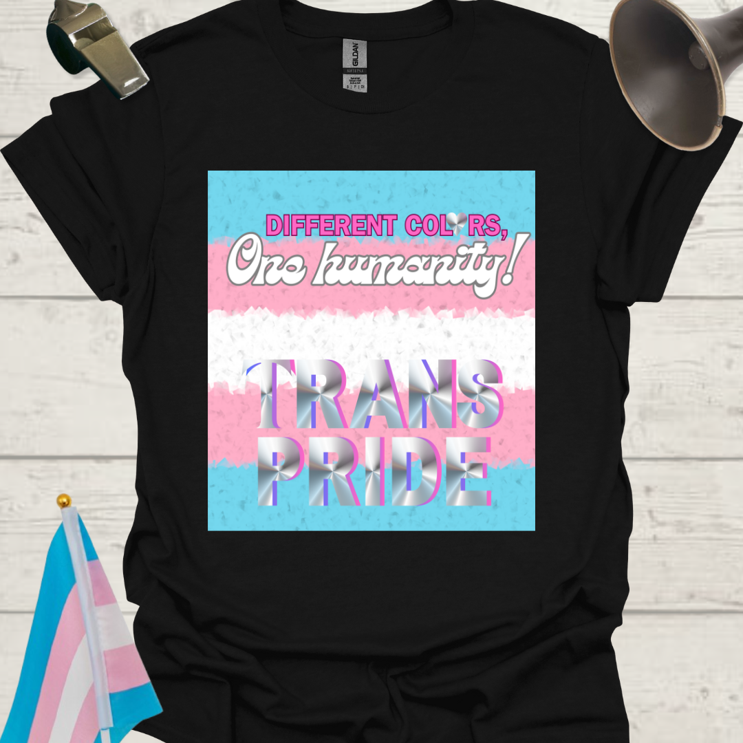 Unisex T-Shirt Humanity Trans Pride Flag