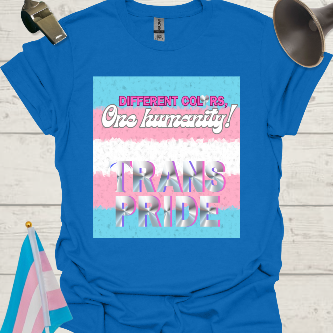 Unisex T-Shirt Humanity Trans Pride Flag