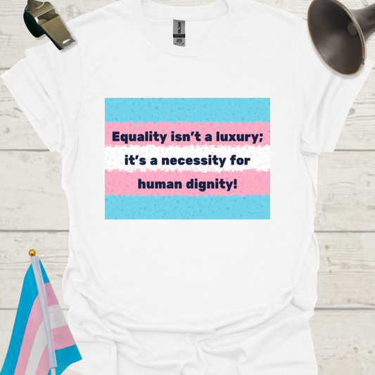 Unisex T-Shirt Equality Transgender Flag