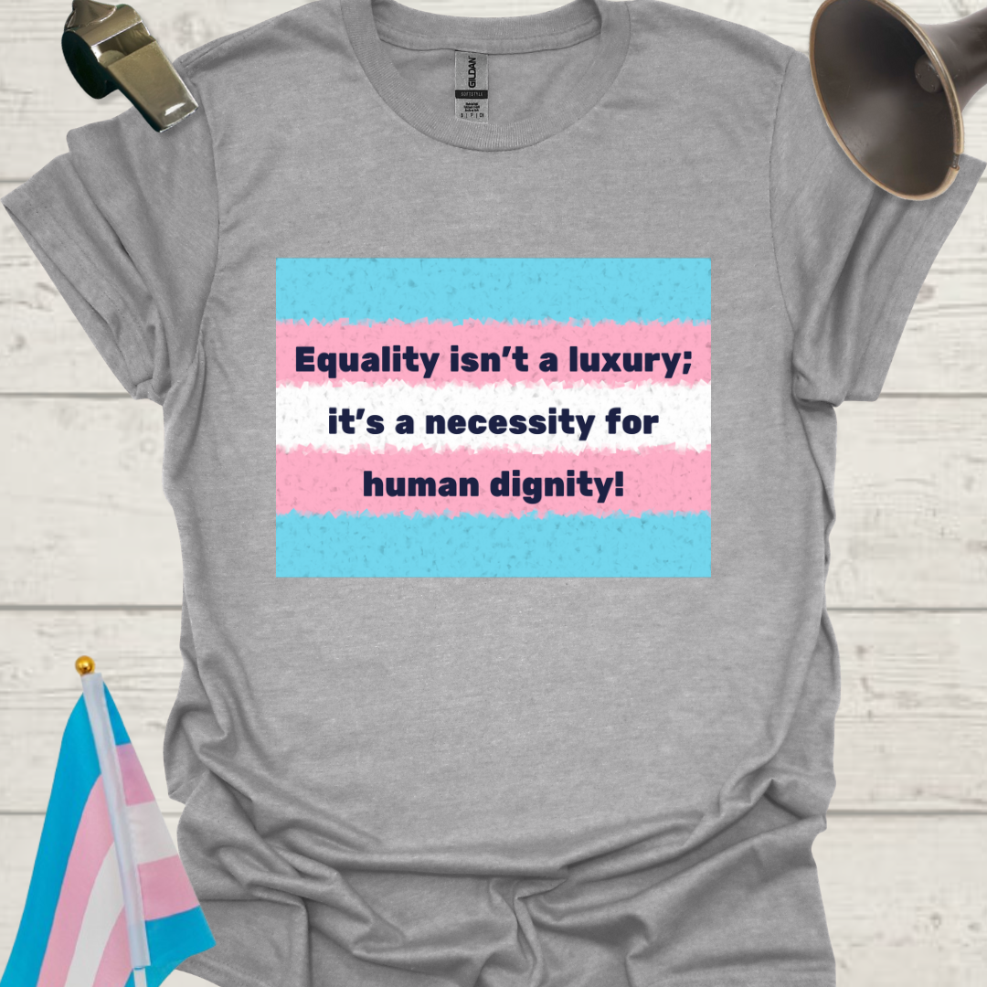 Unisex T-Shirt Equality Transgender Flag