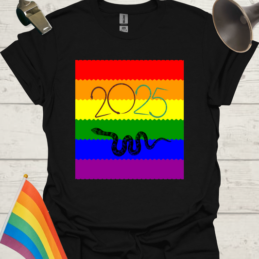 Unisex Pride T-Shirt - LGBT Pride Flag Ripples Design