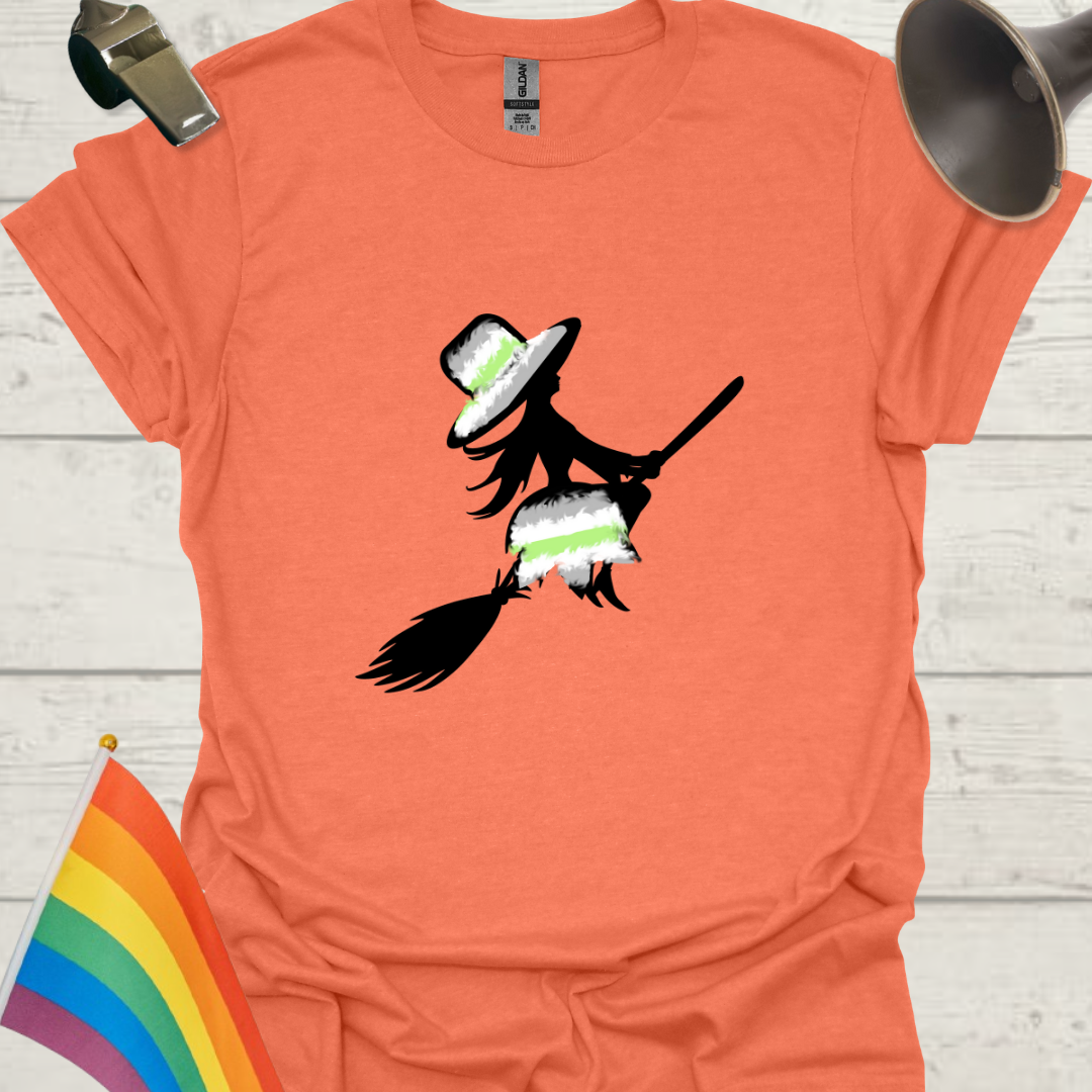 LGBT Pride Agender Witch T-Shirt