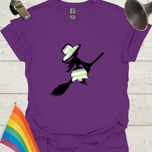 LGBT Pride Agender Witch T-Shirt