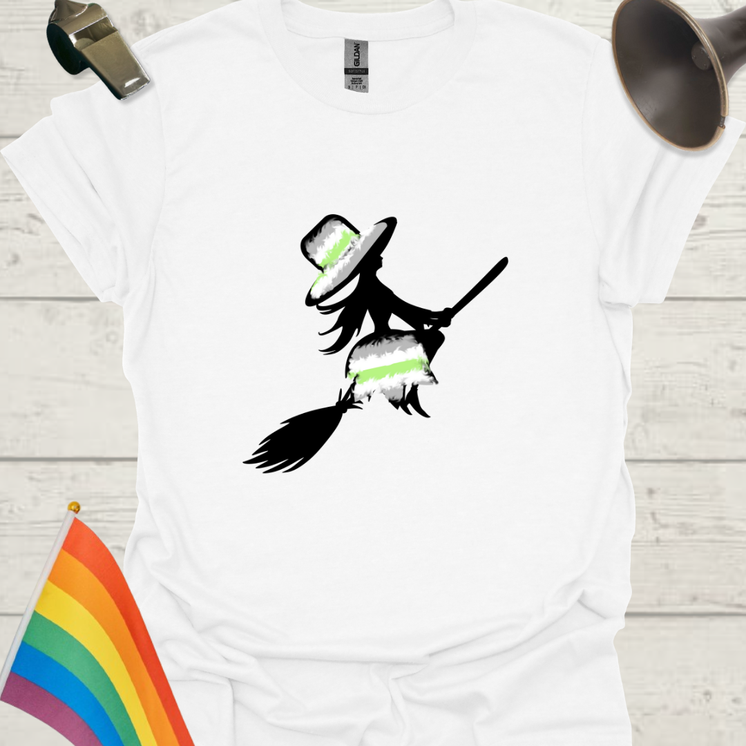LGBT Pride Agender Witch T-Shirt