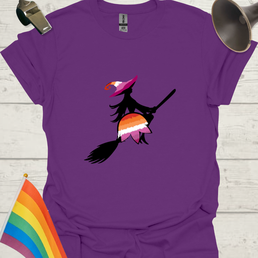 LGBT Pride Lesbian Witch T-Shirt