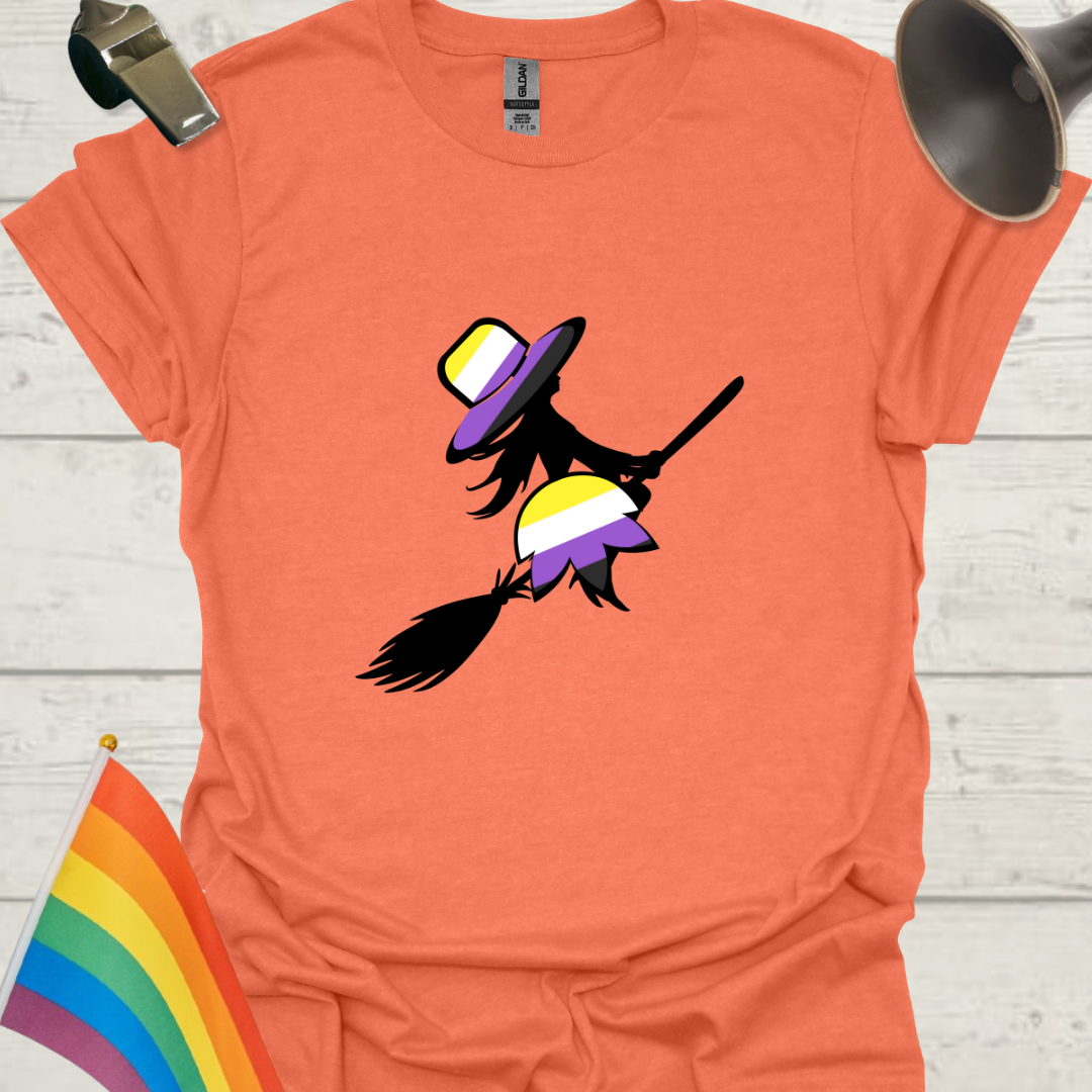 LGBT Pride Non Binary Witch T-Shirt