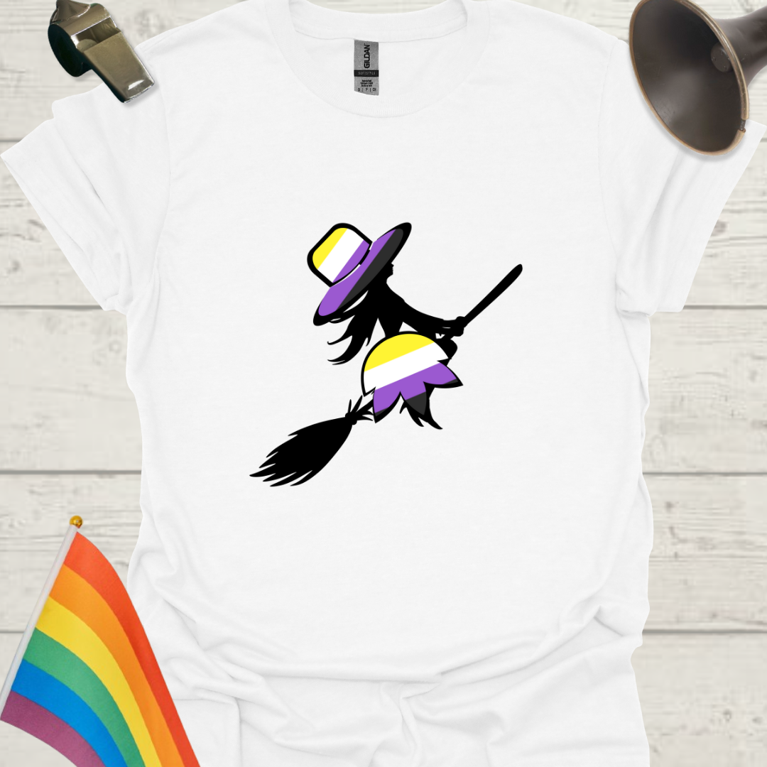 LGBT Pride Non Binary Witch T-Shirt