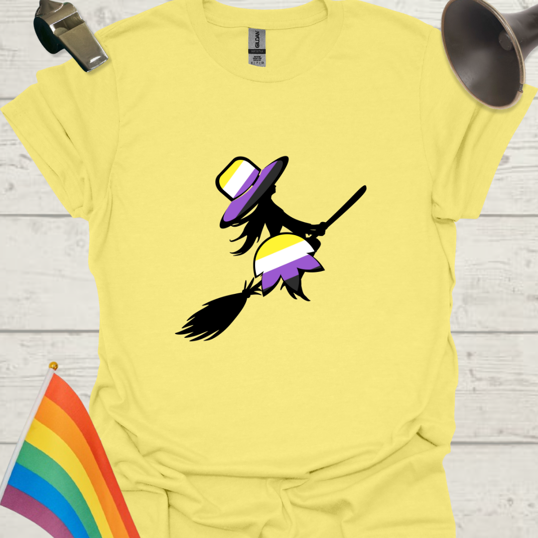 LGBT Pride Non Binary Witch T-Shirt