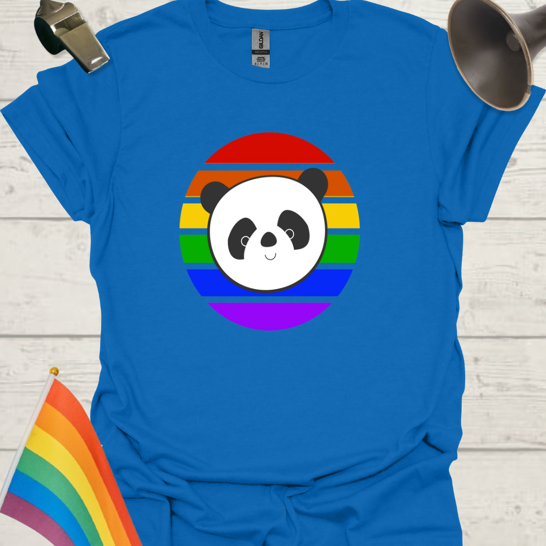 LGBT Pride Sphere Cute Panda T-Shirt
